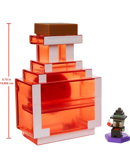 Estuche Mattel Minecraft para 5 Figuras Mini + Bruja