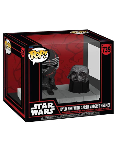 Funko Pop Kylo Ren con casco de Darth Vader - 11.18 cm