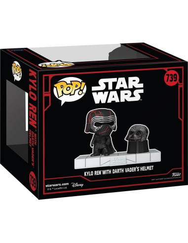 Funko Pop Kylo Ren con casco de Darth Vader - 11.18 cm