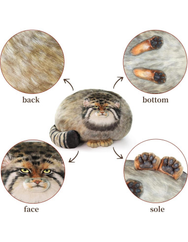 Peluche Gato de Estepa Jason Toys 45cm Suave y Lindo