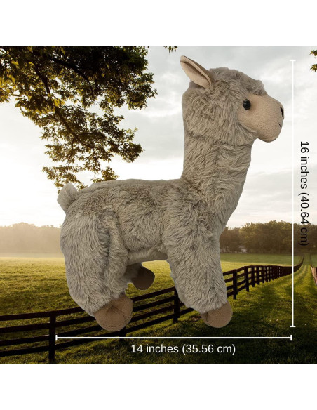 Peluche de Llama Gamut 40 cm Suave y Lavable