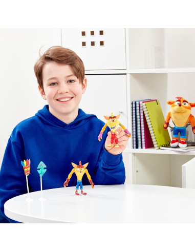 Figuras de Acción BANDAI Coco Bandicoot 11cm con Máscara