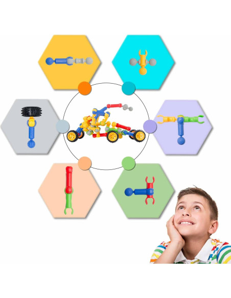 Bloques de Construcción SHUNLAM 70 PCS Juguetes Educativos