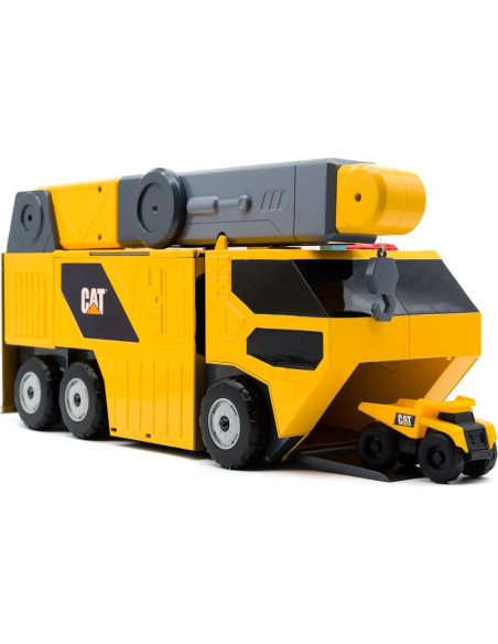 Juguete de Construcción CAT Grúa Jumbo 43 cm con Luces