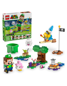 LEGO Super Mario Jardín Envenenado con Luigi y 4 Figuras