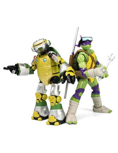 Figuras TMNT Donatello y Metalhead 13.97 cm Ed. Limitada