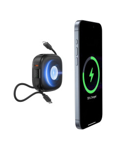 Banco de Poder Inalámbrico Magnético Charmast 10000mAh 20W