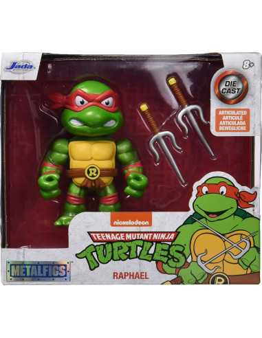 Figura Raphael Tortugas Ninja Jada Toys 10 cm Coleccionable