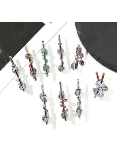 Conjunto de Llaveros y Pines de Anime Slayer - YURAOER