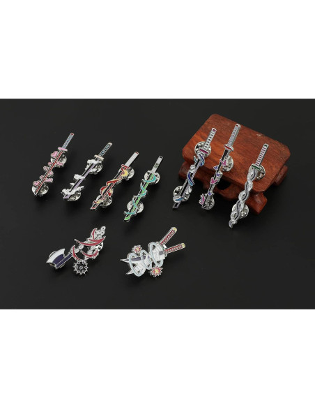 Conjunto de Llaveros y Pines de Anime Slayer - YURAOER