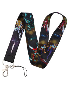 Lanyard Caballeros del Zodiaco Pinstant 44.96 cm Soporte ID
