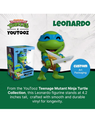 Figura Youtooz TMNT Leonardo 10.67 cm Coleccionable