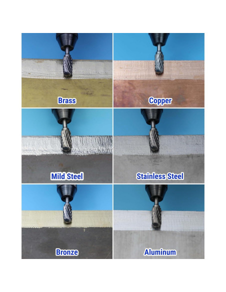 10 Puntas de Carburo Mars-Rock 3mm para Dremel Kit