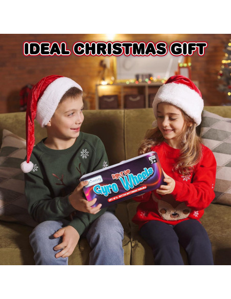 ArtCreativity Ruedas Giroscopio Iluminadas 2 Pzs 21.5 cm