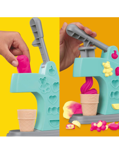 Mini Juego de Helados Play-Doh E9368 7.01x15.19 cm