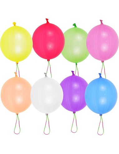 Globos de Puñetazo Neón 40 Piezas Fiesta Infantil