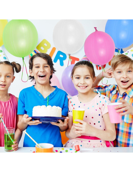 Globos de Puñetazo Neón 40 Piezas Fiesta Infantil