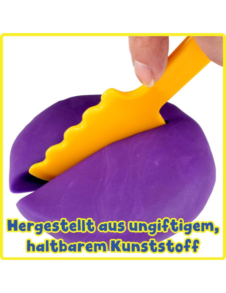 Juego de 6 Herramientas de Masa Ready 2 Learn - Niños