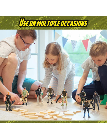 Juego de 18 Soldados del Ejército Skylety 10 cm con Armas Juego de 18 Soldados del Ejército Skylety 10 cm con Armas