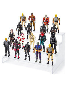 Estante SIXPOINTS para figuras de acción 4 niveles 28x15 cm