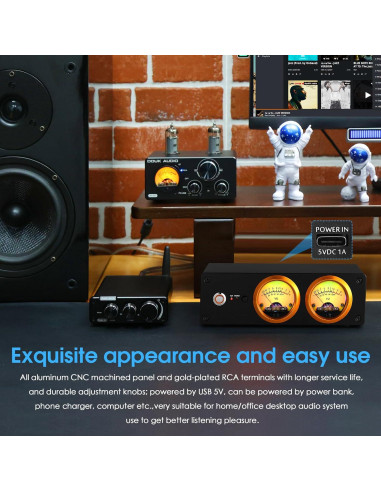 Preamplificador Douk Audio T13 Phono MM RCA Auriculares