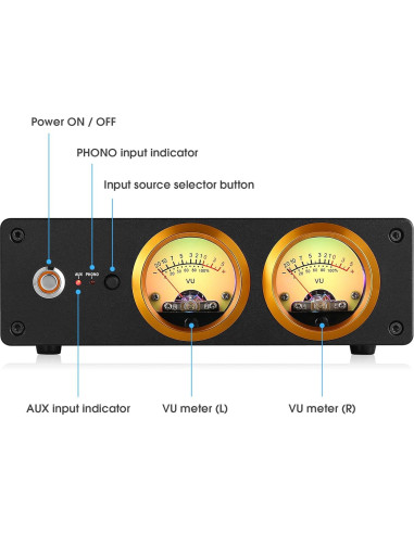 Preamplificador Douk Audio T13 Phono MM RCA Auriculares