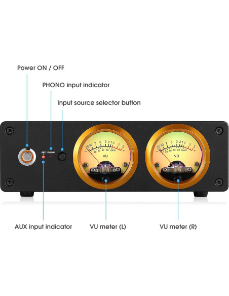 Preamplificador Douk Audio T13 Phono MM RCA Auriculares