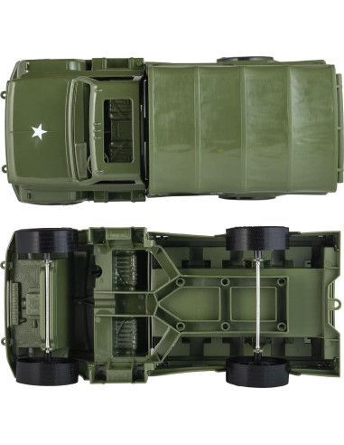 Camión de Carga Tim Mee para Figuras de Acción Verde Oliva