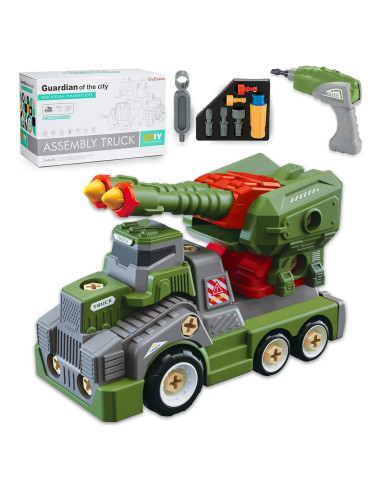 Camión Militar EKU EASYKU con Taladro Eléctrico 1.59 kg