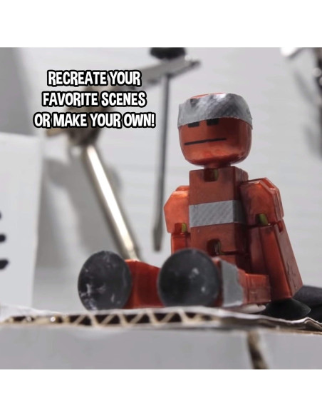 Paquete Zing Stikbot Fuera de la Red - 6 Figuras de Acción