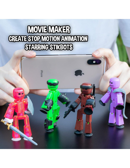 Paquete Zing Stikbot Fuera de la Red - 6 Figuras de Acción