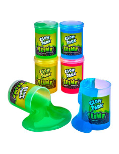 Slime Brillante Playbees - Paquete de 6 para Niños