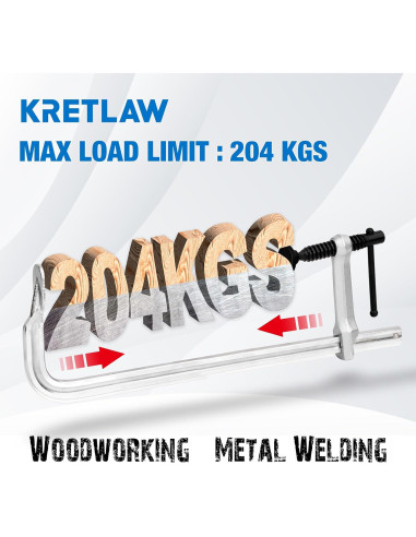 Garras de barra KRETLAW 4-Pack 12" acero forjado 204 kg