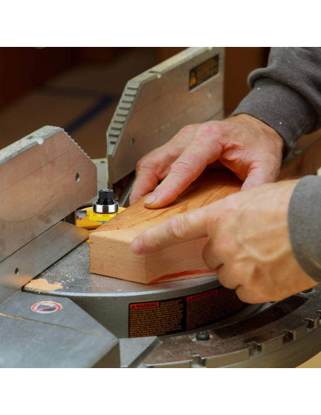 KOWOOD Juego de Fresas de Router 2 Piezas 1/4" (0,64 cm)