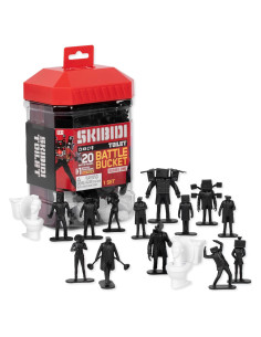 Cubeta de Batalla Skibidi Toilet 20 Figuras Coleccionables