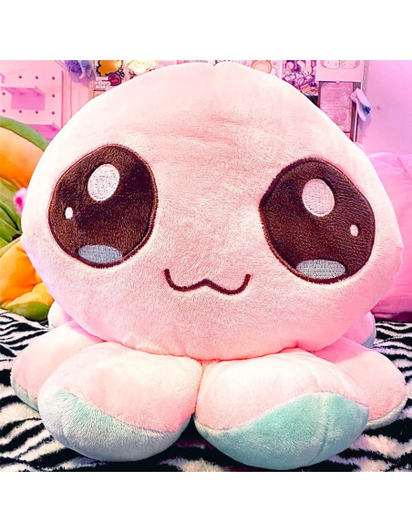 Peluche de Pulpo BelugaDesign | Paquete de 7 Rosa y Azul