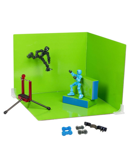 Klikbot Zanimation Studio Zing - 2 figuras y soporte móvil