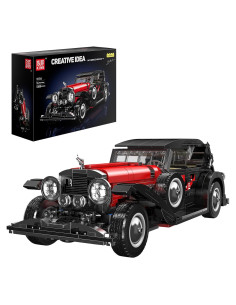 Mould King Coche Vintage 10114 1380 Piezas para Construir