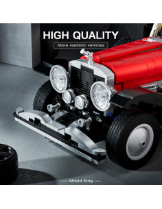 Mould King Coche Vintage 10114 1380 Piezas para Construir 2