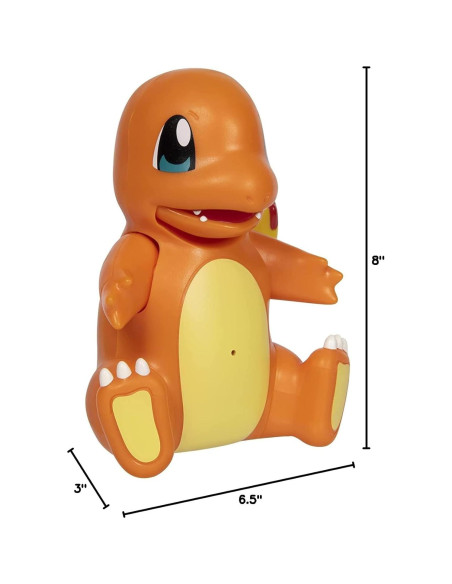 Charmander Electrónico Interactivo Jazwares - 50 Reacciones