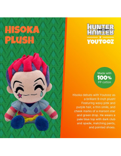 Peluche Hisoka Youtooz 22.86 cm Colección Hunter X Hunter 2