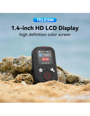 Control Remoto Inalámbrico TELESIN T13 para GoPro | Impermeable