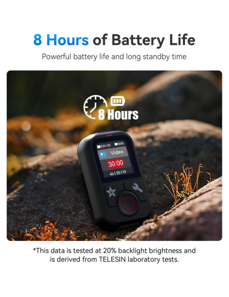 Control Remoto Inalámbrico TELESIN T13 para GoPro | Impermeable