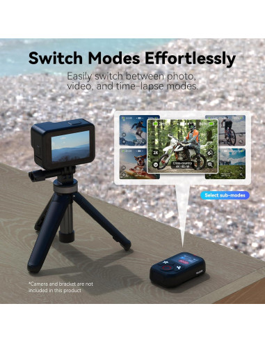 Control Remoto Inalámbrico TELESIN T13 para GoPro | Impermeable