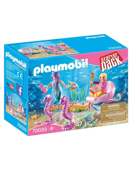 Carroza de Caballito de Mar Playmobil 70033 con Sirenas