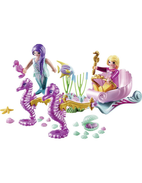 Carroza de Caballito de Mar Playmobil 70033 con Sirenas