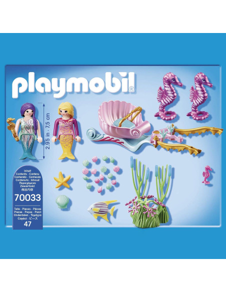 Carroza de Caballito de Mar Playmobil 70033 con Sirenas