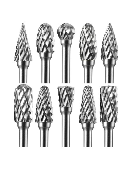 10 Piezas Bits de Carburo Sworker 3mm para Dremel