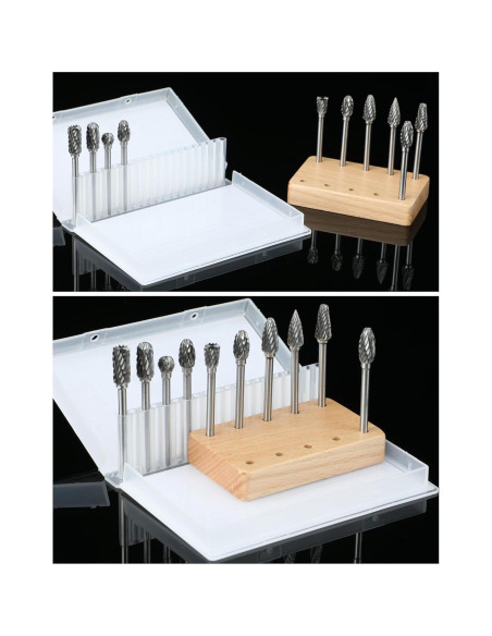 10 Piezas Bits de Carburo Sworker 3mm para Dremel