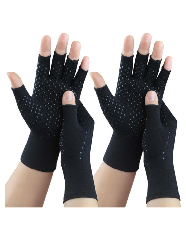 Guantes de Compresión Tiny Chou para Alivio de Artritis